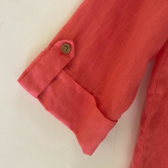 Preston & York 100% Plus Size Linen Blouse Size 18 - Picture 7 of 11